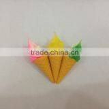 PVC Nice Fake Ice Cream Cone for High Quality Artificial Food Display