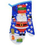 Fabric Oven Mitts,Home Christmas Lining - Heat Resistant Kitchen Potholder Microwave Oven Gloves thumbnail-3