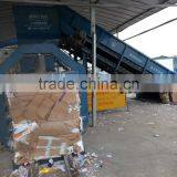Carton Baler/ Automatic Carton Baling Press Machine/ Horizontal Carton Baler thumbnail-1