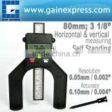 Digital LCD Tread Magnetic Self Standing Aperture 80mm Hand Routers Depth Gauge thumbnail-1