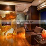 Custome Made BACKLIT ONYX FIREPLACES thumbnail-1