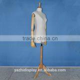 Wooden Arm Fabric Mannequin Female for Sale thumbnail-2