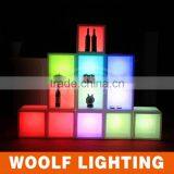 Rechargeable Waterproof Plastic LED Square Ice Bucket for Pub thumbnail-4