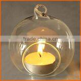 Wholesale Clear Hanging Glass Ball Candle Holder thumbnail-1