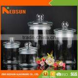 Large Glass Jar Cookie Jar With High Quality thumbnail-1