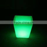 Led Square Flower Pot/Fashionable Rechargable Led Flower Pot/Large Led Flower Pot thumbnail-4