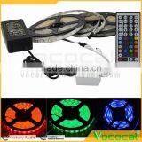 10M 3528 Waterproof SMD RGB 600LEDs Party LED Strip Light Kit Lamp 44Key IR Remote EU Plug thumbnail-1