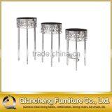 Round Stainless Steel Flower Pot Display Stand thumbnail-1