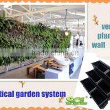 Plastic Vertical Wall Planter, Hanging Wall Grow Bags With Pocket SL-XQ5057 GREEN WALL POTS thumbnail-2