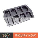 8 Cups Carbon Steel Lamington Bakery Pan thumbnail-1