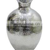 Hammered Metal Flower Vase thumbnail-1