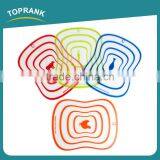 Toprank Custom New PP Folding Antibacterial Non-Slip Thin Plastic Kitchen Chopping Block Vegetable Cutting Board thumbnail-1