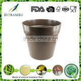 High Standard Practical Best Design Outdoor&Indoor Bamboo Fiber Pots thumbnail-2