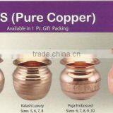 pure copper indian shiny lotus for sale