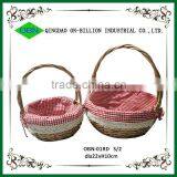 Lovely Decorated Willow Basket Flower Girl thumbnail-4