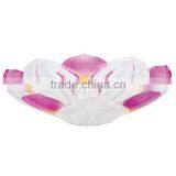 Lotus Flower Shape Ashtray/ Newest Design Hotel Glass Centerpiece Crystal Salad Plate/fruit Plate/candy Plate BHL-P21 Hot Sale! thumbnail-1