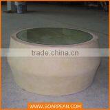 Modern Fiberglass Bamboo Table thumbnail-6