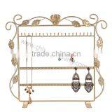 Metal Jewelry Display Stand Flower Earrings and Necklace Display thumbnail-2