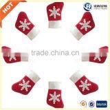 Felt Colorful Design Christmas Sock for Sale thumbnail-2