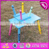 2017 New Design Kindergarten Wooden Table and Chairs for Toddlers W08G217 thumbnail-5