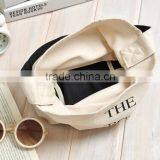 Promotional Cotton Canvas Large Capacity Shopping Tote Bag With Single Handle,Customized Silkscreen Printing Logo Tote Bag thumbnail-5