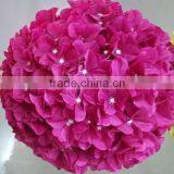 Hanging Fabric Flower Ball 25CM Hydrangea Ball thumbnail-3