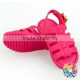 Cheap Summer Beautiful Baby Girls Rubber Sandal Cute Hot Pink Sandals For Girls Wholesale Children Sandals thumbnail-2