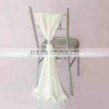 72*190cm Free Shipping Chiffon Chair Sashes Yellow/Wine/Blue/Purple/Pink Chair Sashes For Wedding Chiavari Chair Decoration thumbnail-2