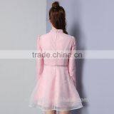 Winter Chinese Traditional Elegant Plain Velvet Cheongsam Dresses for Women thumbnail-3