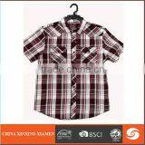 Mens Striped Slim Fit Plaid Shirt Short Sleeve Hot Sale 2015 New Fashion Casual Tops Free Shipping New Design Men Shirt