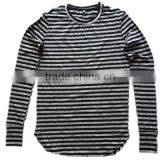 Wholesale Base Long T-shirt Thin Long Sleeve Stripe T-shirt thumbnail-2