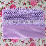 Wholesale Kids Hair Accessorie 6" Large Crochet Tube Tops For Photo Prop Many Colors Girls Stretch Crochet thumbnail-3