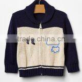 Baby Full Zip Latest Fashion Bird Shawl Cardigan thumbnail-1