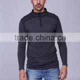 Men's Seamless Gym Half Zipper Shirts, Running T Shirts, Fitness T Shirts thumbnail-1