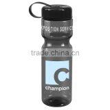 USA Made 28 oz Transparent Sports Bottle With Tethered Lid - BPA/BPS-free, FDA Compliant and Comes With Your Logo thumbnail-6