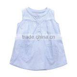 Frock Design Swing Vest Dresses Pictures Summer Denim Blue Cotton Baby Dress Girls thumbnail-1