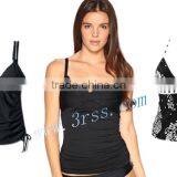 Old Fashion One Piece Underwire Tankini Swimwear thumbnail-1