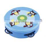 Tambourine Party Favors Wholesale Wood Tambourine Mini Kids Instruments Logo Printed Tambourine thumbnail-2