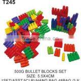 500 g Educational Blocks Plastic Building Tube Toy For Kids thumbnail-5