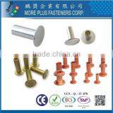 Taiwan Stainless Steel Mild Mushroom Truss Black Zinc Plated Semi Tubular Rivet thumbnail-3