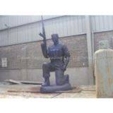 Beautiful Cast Brass Soldier Statue Sculpture thumbnail-3