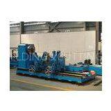 Manual Big CNC Steel Pipe Intersecting Line Cutting Machine With Flame / Plasma Torch