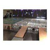 Plexiglass Folding Aluminum Stage Platform , Temporary Moving Stage Platform