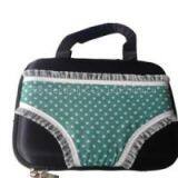 Portable Organizer Case Bag For Underwear Lingerie Bra Protect EVA Fuchsia With Inside Pocket thumbnail-1
