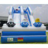 SL-1475 Largest White N Blue Inflatable Combo Slide thumbnail-2
