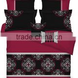 100%polyester embroidery 9pcs set bedding series