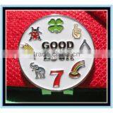 2015 Wholesale Good Luch Charm Ball Marker & Magnetic Hat Clip