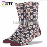 Socks in China Wholesale/printing Custom Socks/floral Pattern Socks thumbnail-2