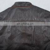 2015 Lastest Fashion High Quality Cheap Leather Chinese Jacket thumbnail-4