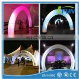 Wholesale high quality Decorative Christmas Arch with LED Lights snow flake motif lights for street decoration